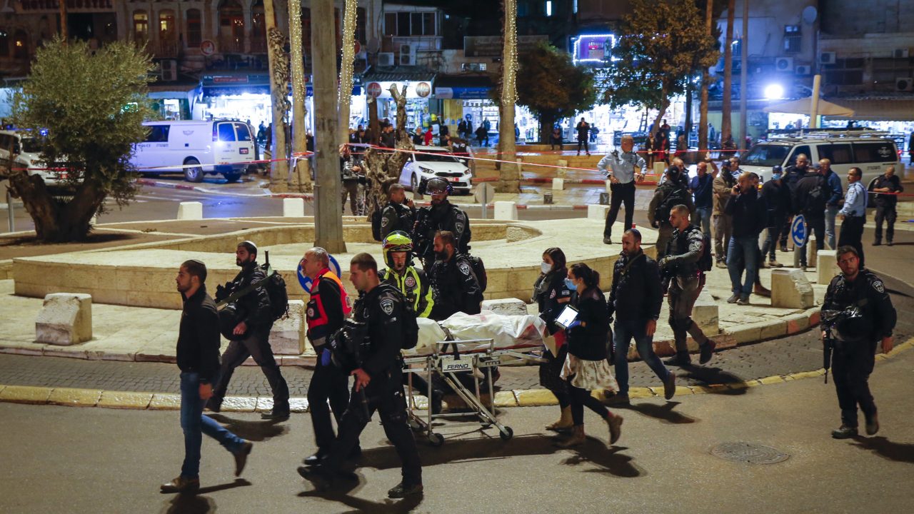 Damascus Gate Stabbing Attack Wounds 1, Terrorist Eliminated