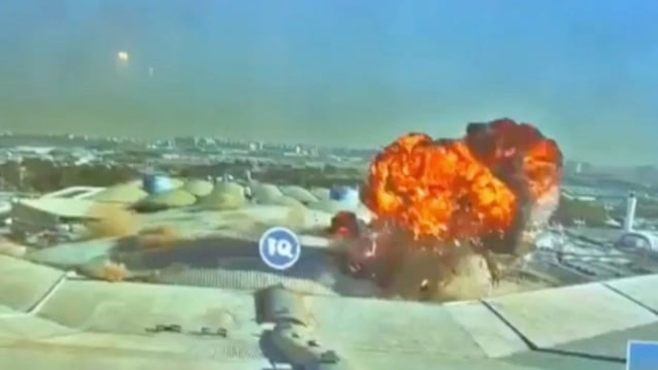 WATCH: New footage shows Iranian drone slamming into Kuwait’s airport