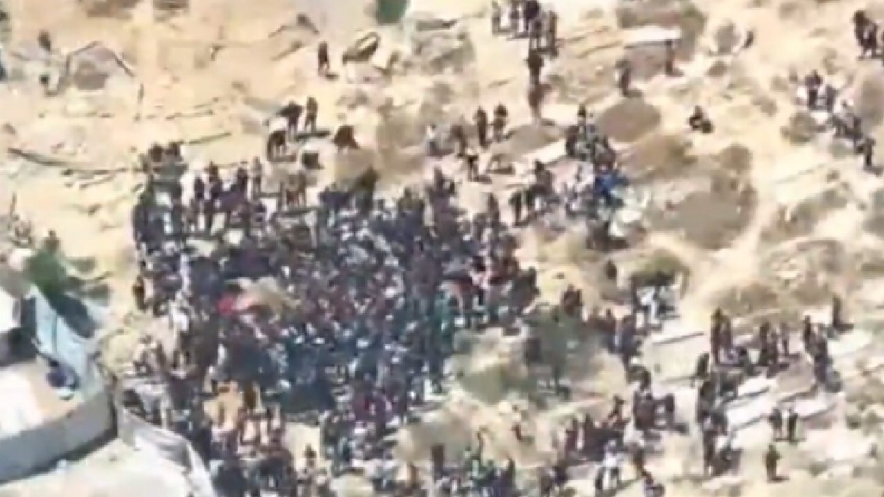 WATCH: Hamas buried their killed leader Izz al-Din Haddad and no one showed up