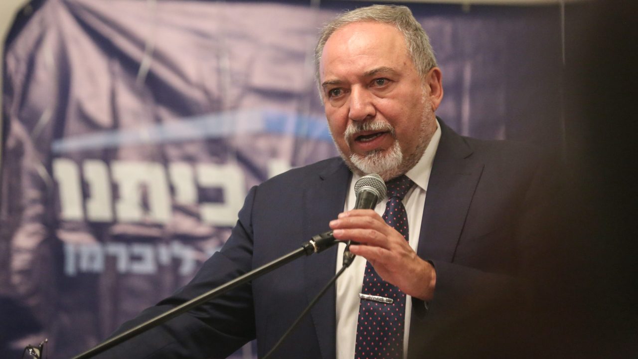 Liberman warns US could recognize Palestinian state within two years